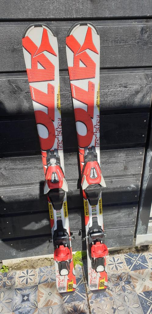 kinder ski's - 100 cm, Ophalen, Zo goed als nieuw, Carve, Atomic