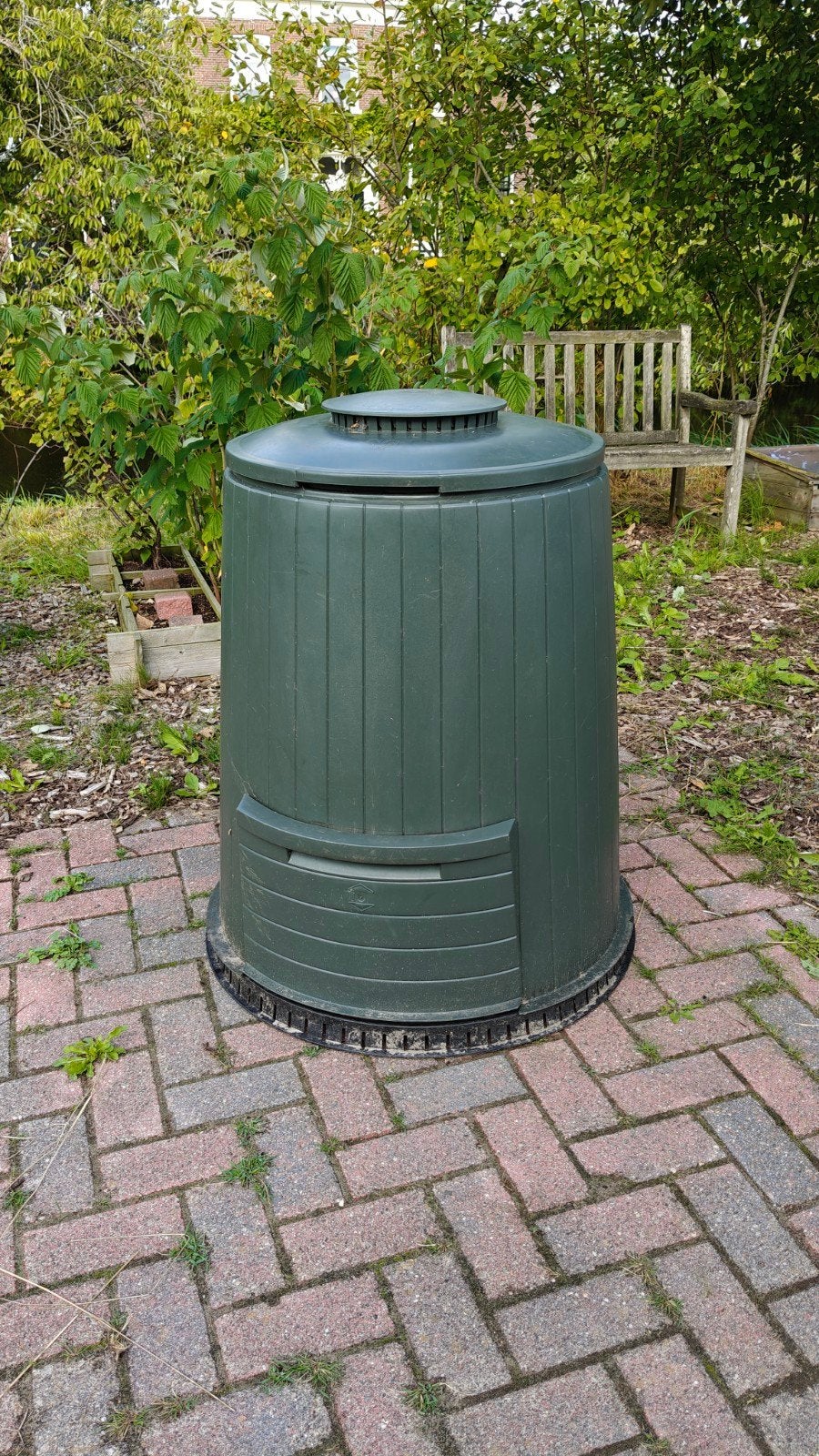 Grote Groene Compostbak - Ideaal voor Tuinafval, Tuin en Terras, Ophalen, Gebruikt