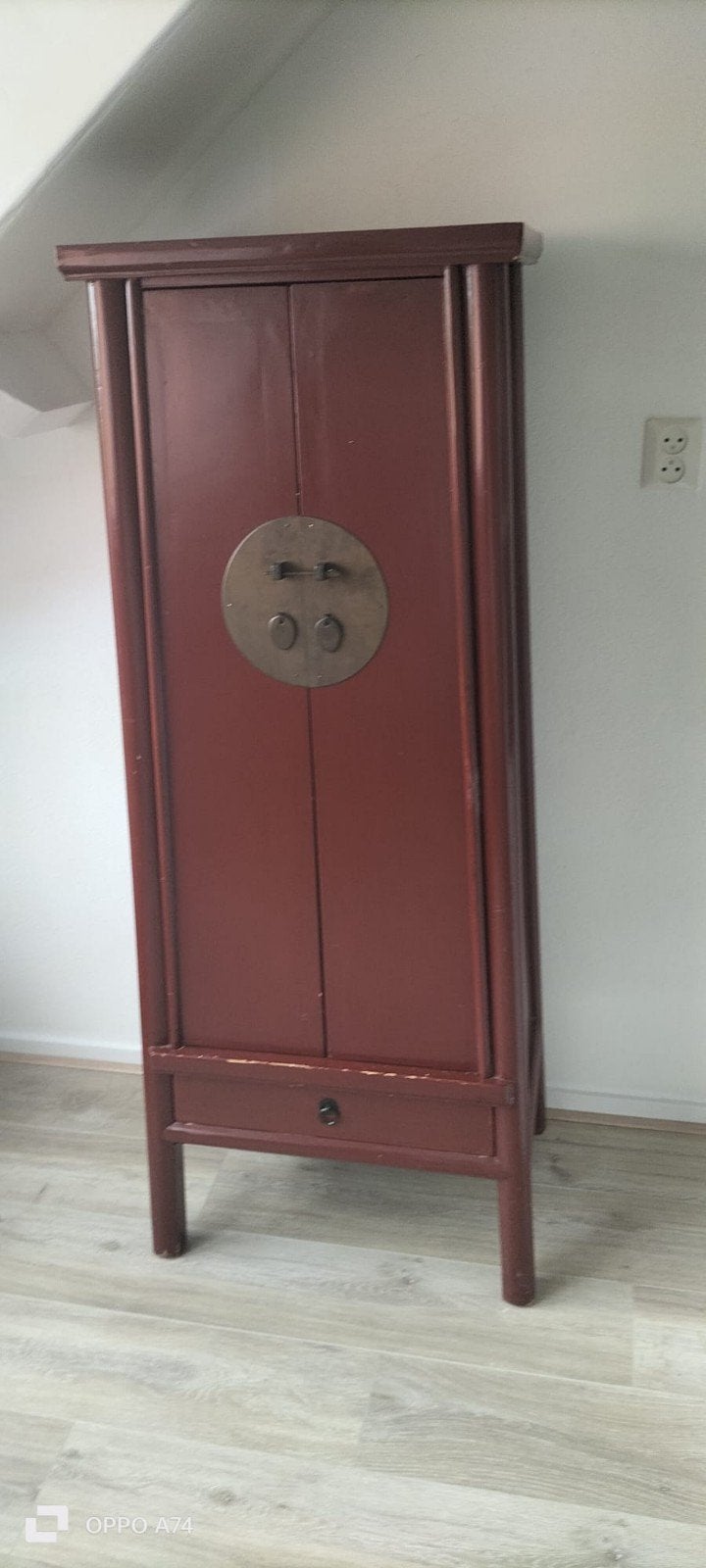 Antieke Chinese bruidskast of dressoir, rood, Ophalen of Verzenden