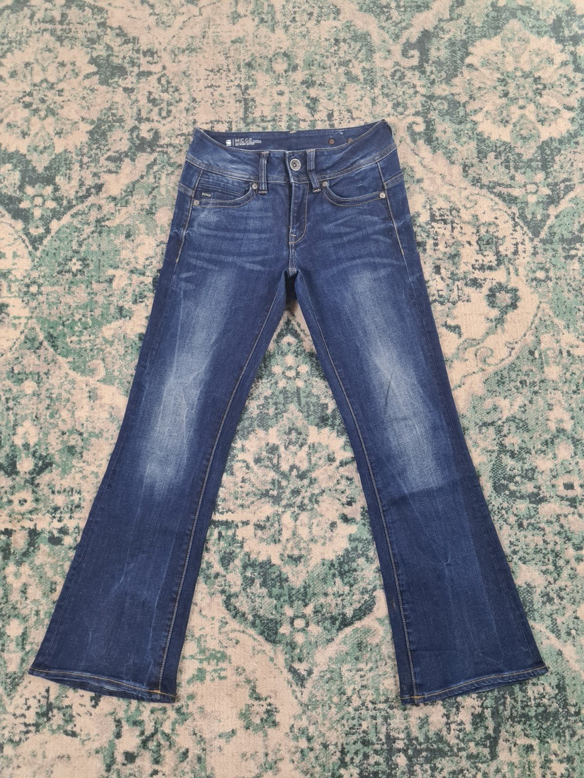 G-star raw midge saddle mid skinny W26 L28 WMN Tulsi2628, Blauw, Ophalen of Verzenden, W27 (confectie 34) of kleiner, G-STAR RAW