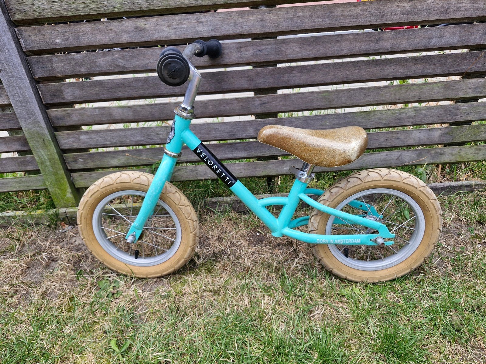 Veloretti loopfiets turqoise, Ophalen of Verzenden, Gebruikt, Minder dan 16 inch, Veloretti