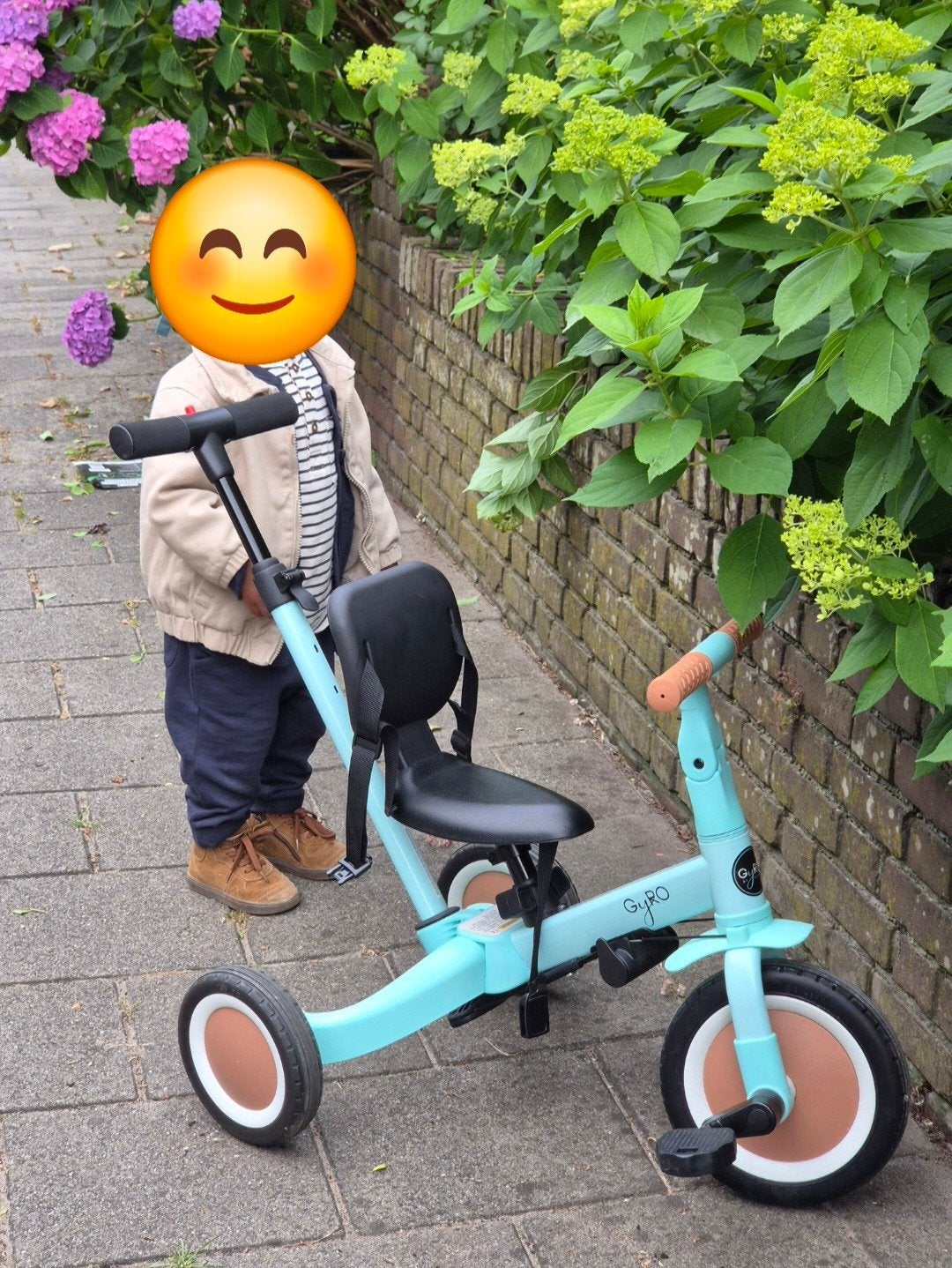 Olmitos Gyro 5-in-1 meegroeiende babydriewieler, Ophalen, Gebruikt, Minder dan 16 inch, Olmitos