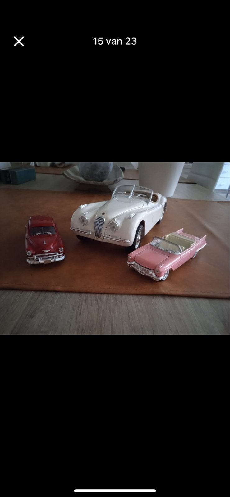 Set van 3 klassieke modelauto's, Ophalen, Gebruikt