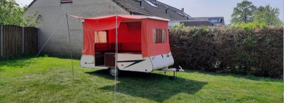Paradiso vouwwagen, Caravans en Kamperen, Overige kleuren, Aanwezig, Tot en met 4, Ophalen