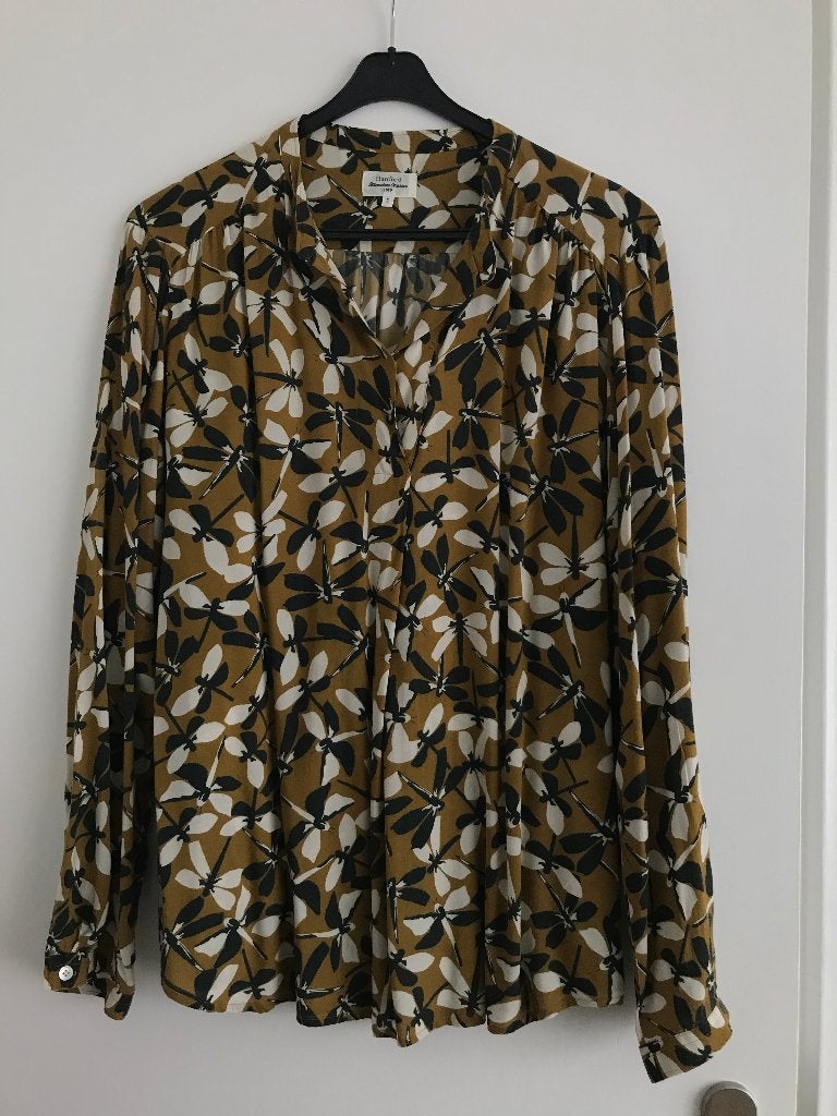 Okergele blouse Hartford, maat 5, Verzenden, Geel, Maat 42/44 (L), Hartford