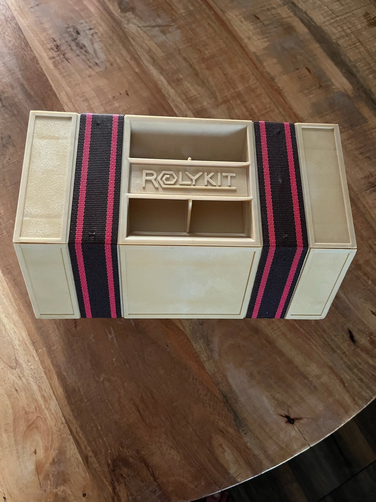 Vintage Rolykit opbergdoos, Ophalen of Verzenden, Gebruikt, Gereedschapsopslag, Overige merken