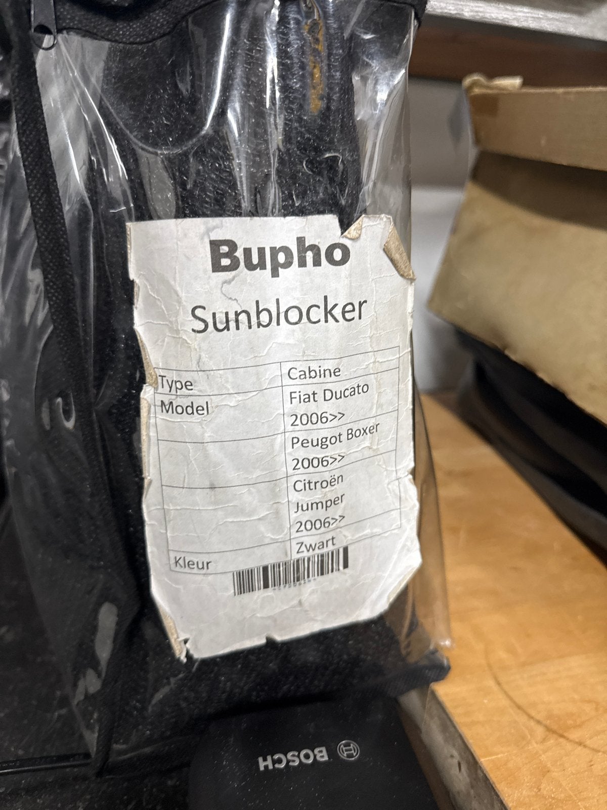 Bupho Sunblocker voor Fiat Ducato, Peugeot Boxer, Citroën Ju, Ophalen of Verzenden, Gebruikt