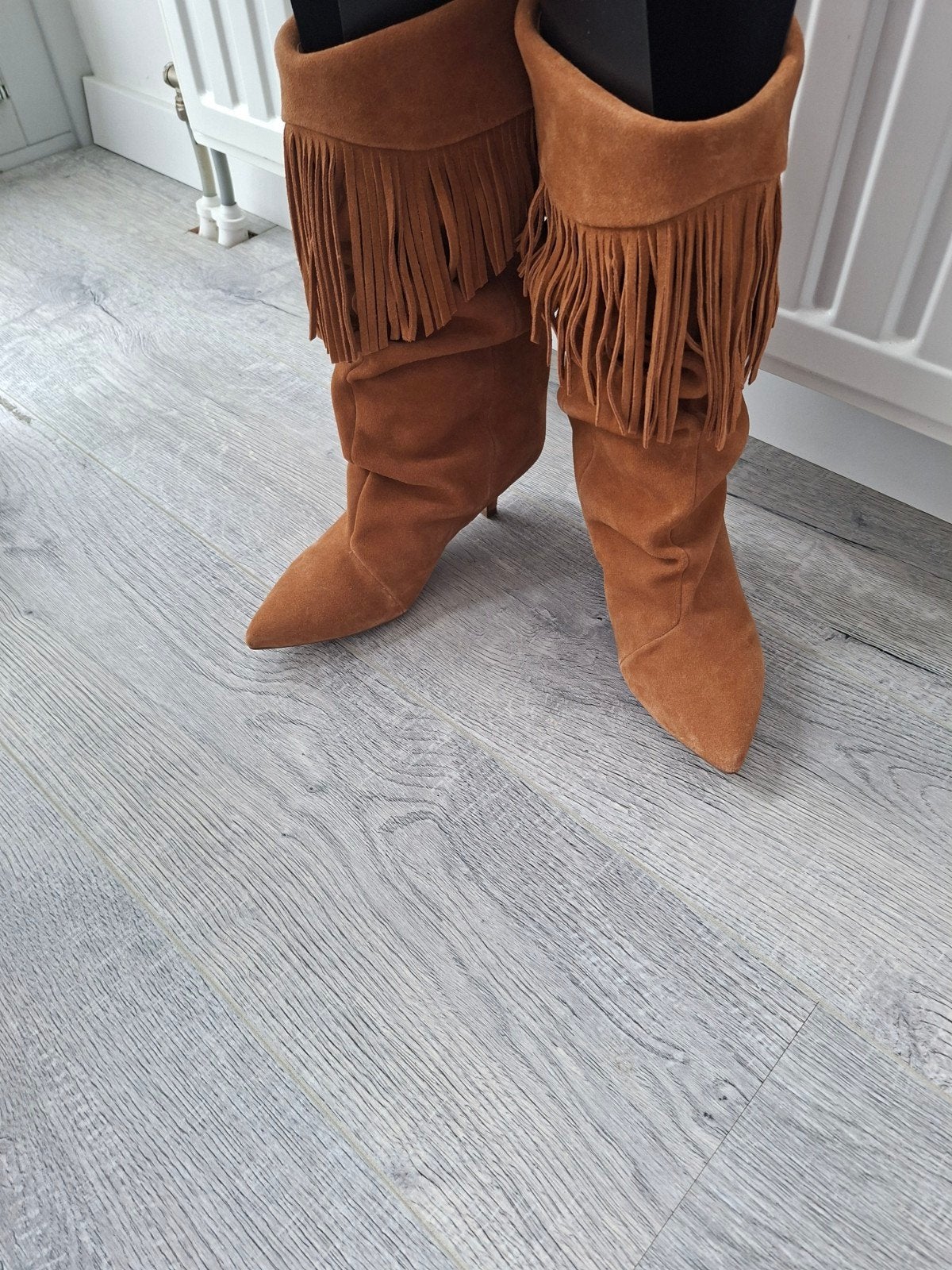 seude lerrn laars maat 37, Kleding | Dames, Ophalen of Verzenden, Nieuw, Zwart, Hoge laarzen