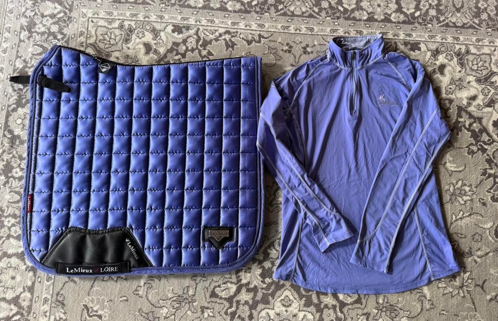 Lemieux Bluebell dekje & baselayer, Ophalen, Zo goed als nieuw, Zadeldekje