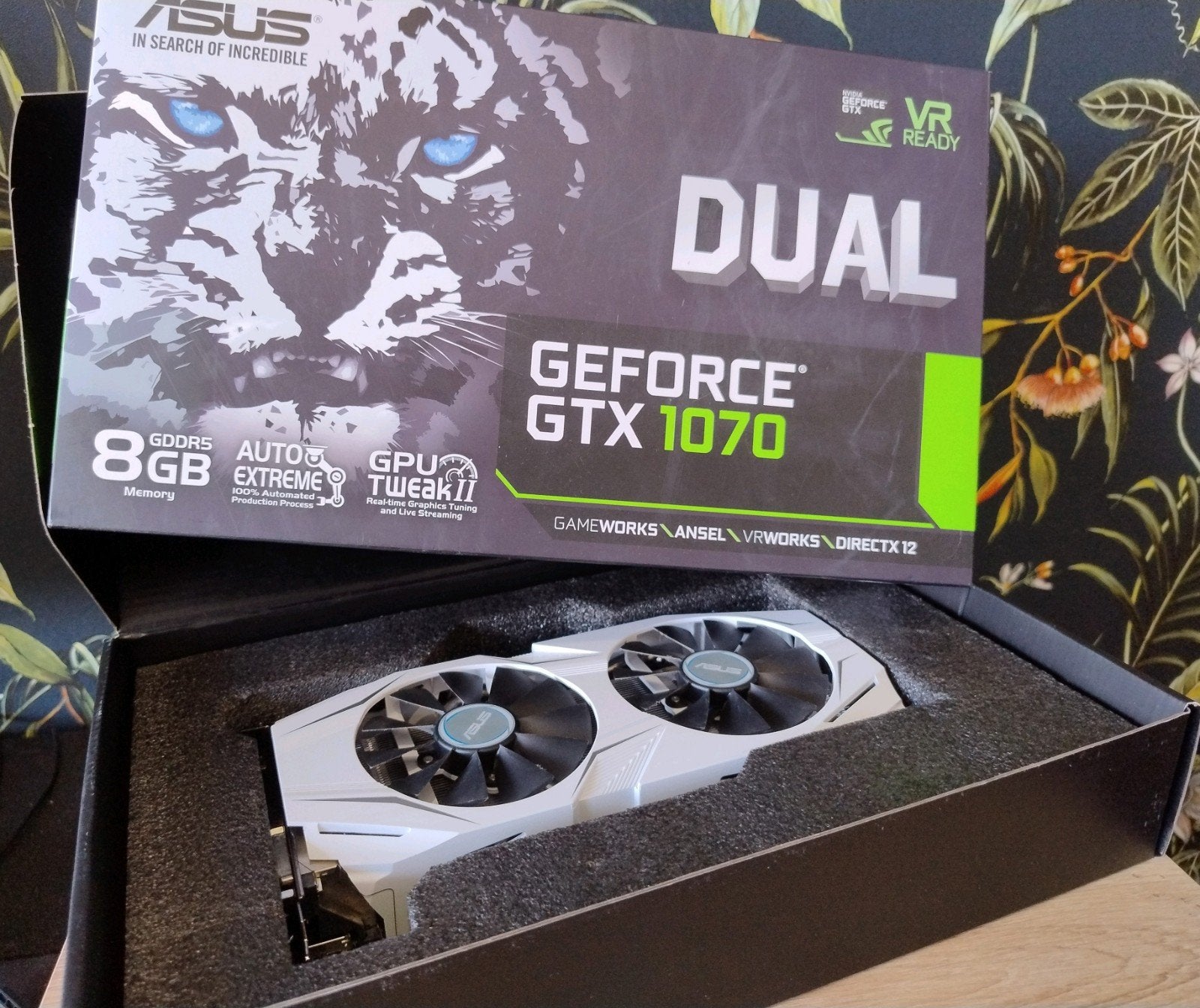 ASUS GTX 1070 8GB videokaart, Computers en Software, Videokaarten, PCI-Express 3, HDMI, Ophalen of Verzenden, Nvidia
