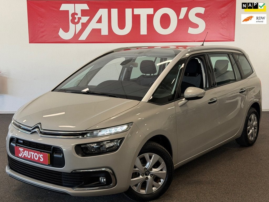 Citroen Grand C4 Picasso 1.2 PureTech 7PRS|NAVIGATIE|CRUISE|, Auto's, Citroën, Voorwielaandrijving, Stof, Gebruikt, Euro 6