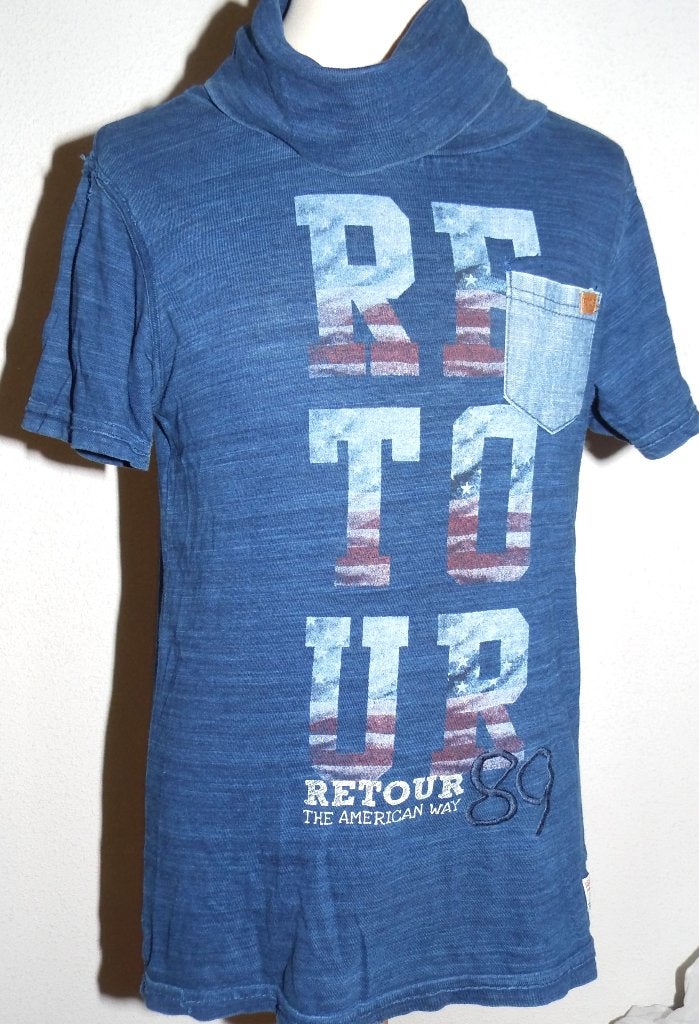 mooi Retour shirt maat 128, Kinderen en Baby's, Kinderkleding | Maat 128, Ophalen of Verzenden, Zo goed als nieuw, Shirt of Longsleeve