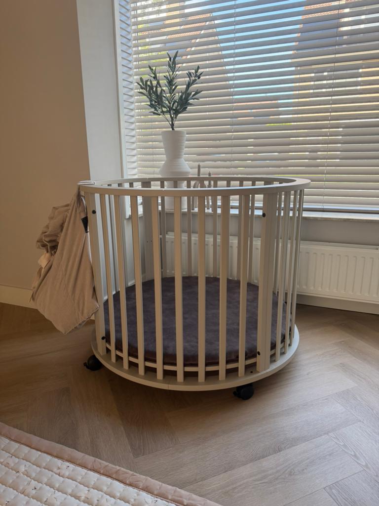 baby box Europe Oatmeal, Ophalen, Zo goed als nieuw, Rond, Boxkleed