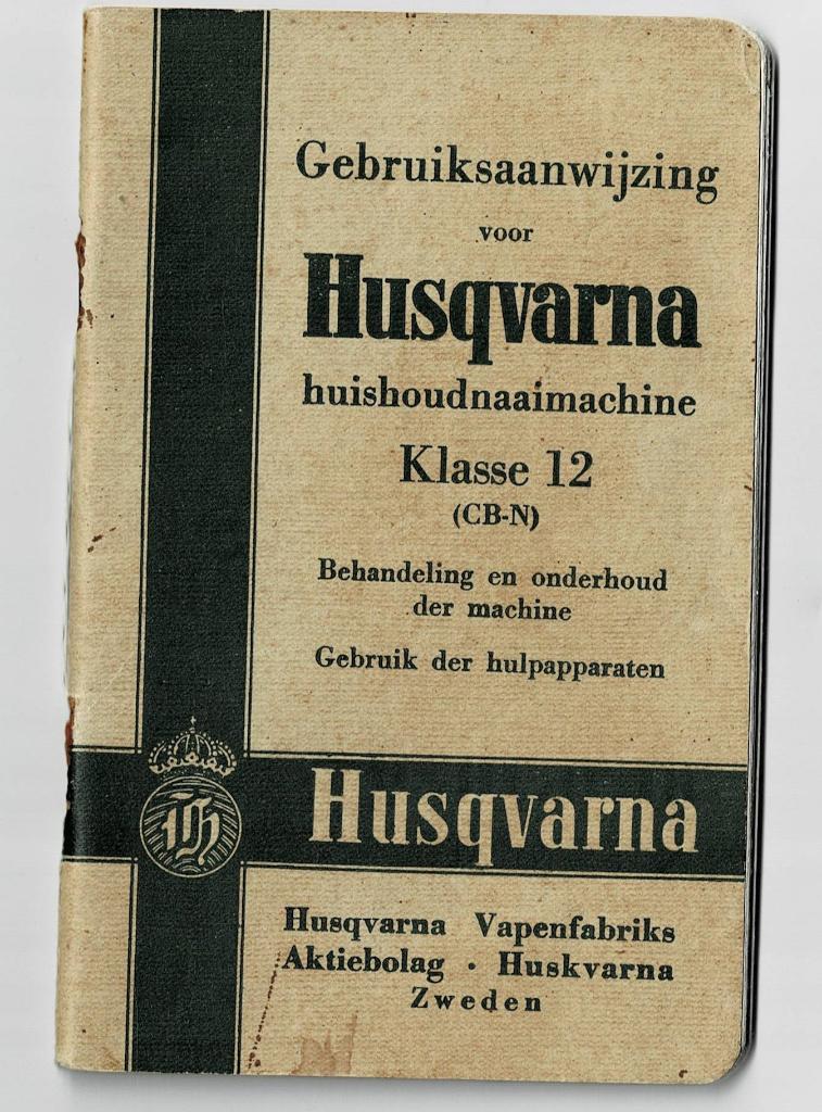gebruiksaanwijzing Husqvarna naaimachine 1950, Ophalen of Verzenden, Gebruikt, Naaimachine, Husqvarna
