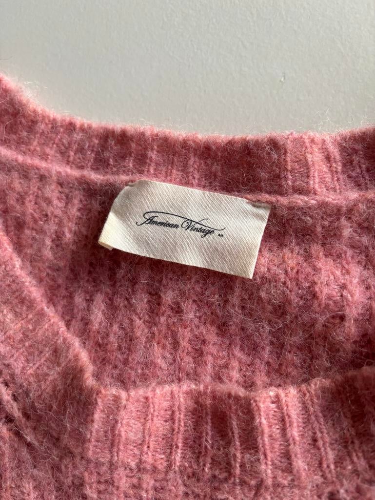 American Vintage Trui Peach Maat M/L, Ophalen of Verzenden, Gedragen, Maat 38/40 (M), Roze