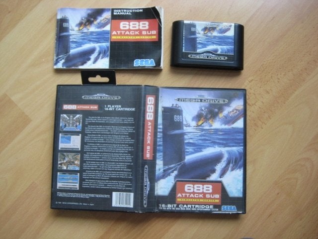 688 Attack Sub Sega Mega Drive Megadrive, Spelcomputers en Games, Avontuur en Actie, Gebruikt, 1 speler, Ophalen of Verzenden