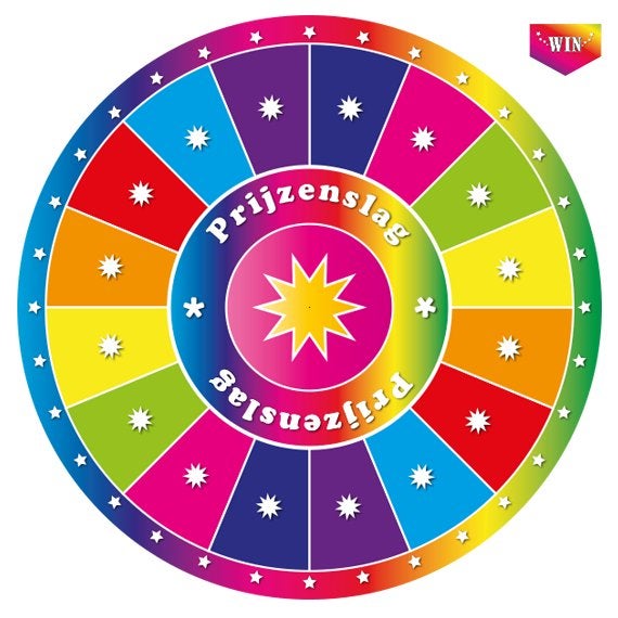 Rad van Fortuin huren / kopen - diverse kleurrijke modellen, Hobby en Vrije tijd, Ophalen of Verzenden, Nieuw, Overige