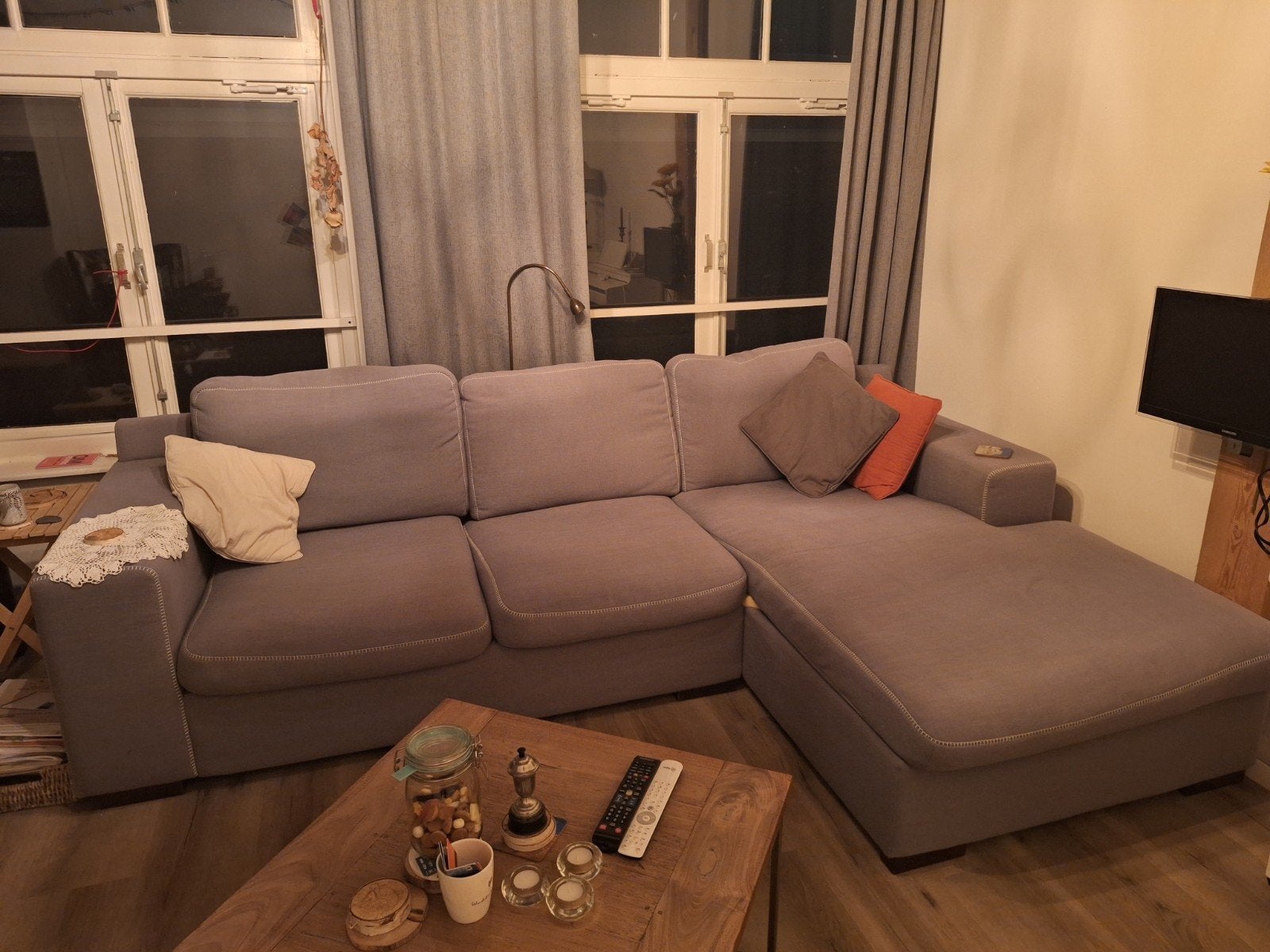 hoekbank, gratis afhalen in Kampen, Ophalen, Gebruikt, Stof