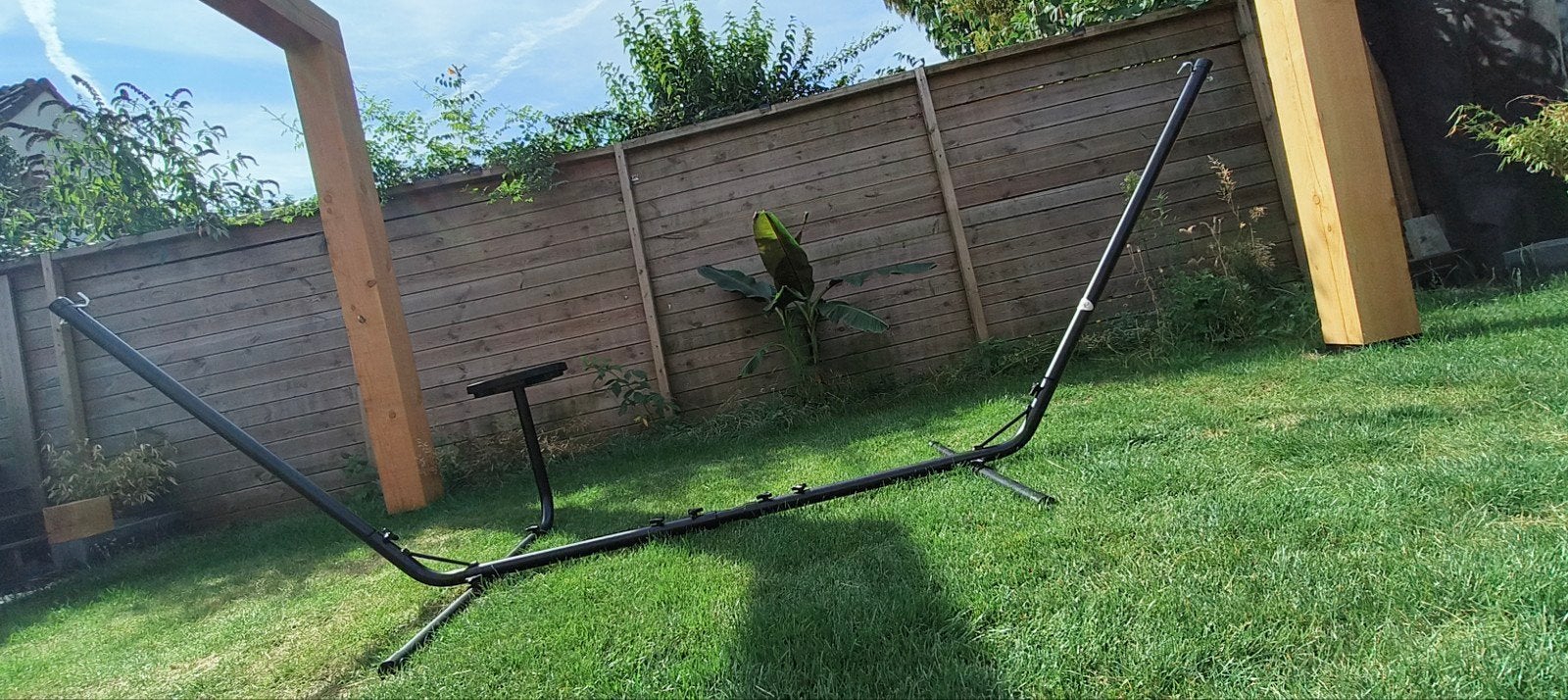 Hangmat Standaard met Cupholder (excl. hangmat), Tuin en Terras, Hangmatten, Ophalen of Verzenden, Zo goed als nieuw, Binnen, Meerpersoons