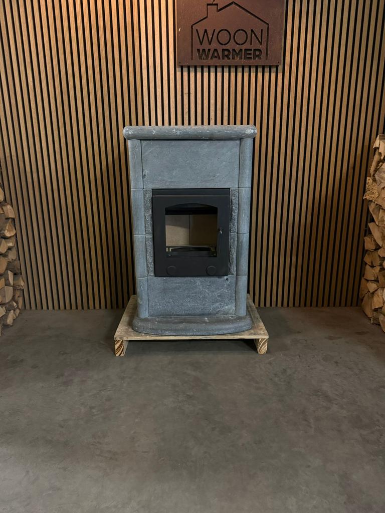 26032 Speksteenkachel 7kw, Ophalen, Info@woonwarmer.nl, Gebruikt, Houtkachel