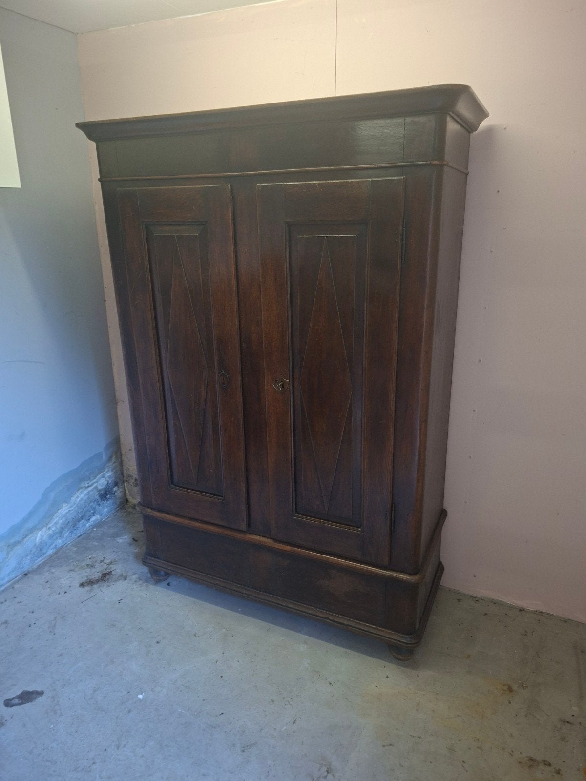 Antieke houten kast - gratis af te halen, Ophalen