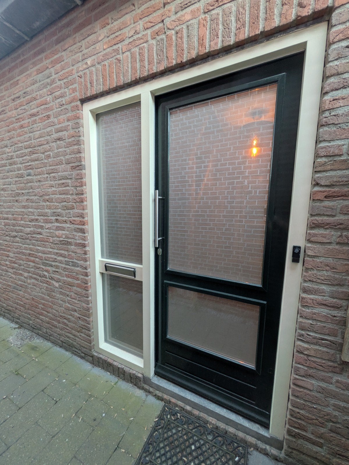 Moderne Voordeur, Ophalen, 80 tot 100 cm, 200 tot 215 cm, Glas