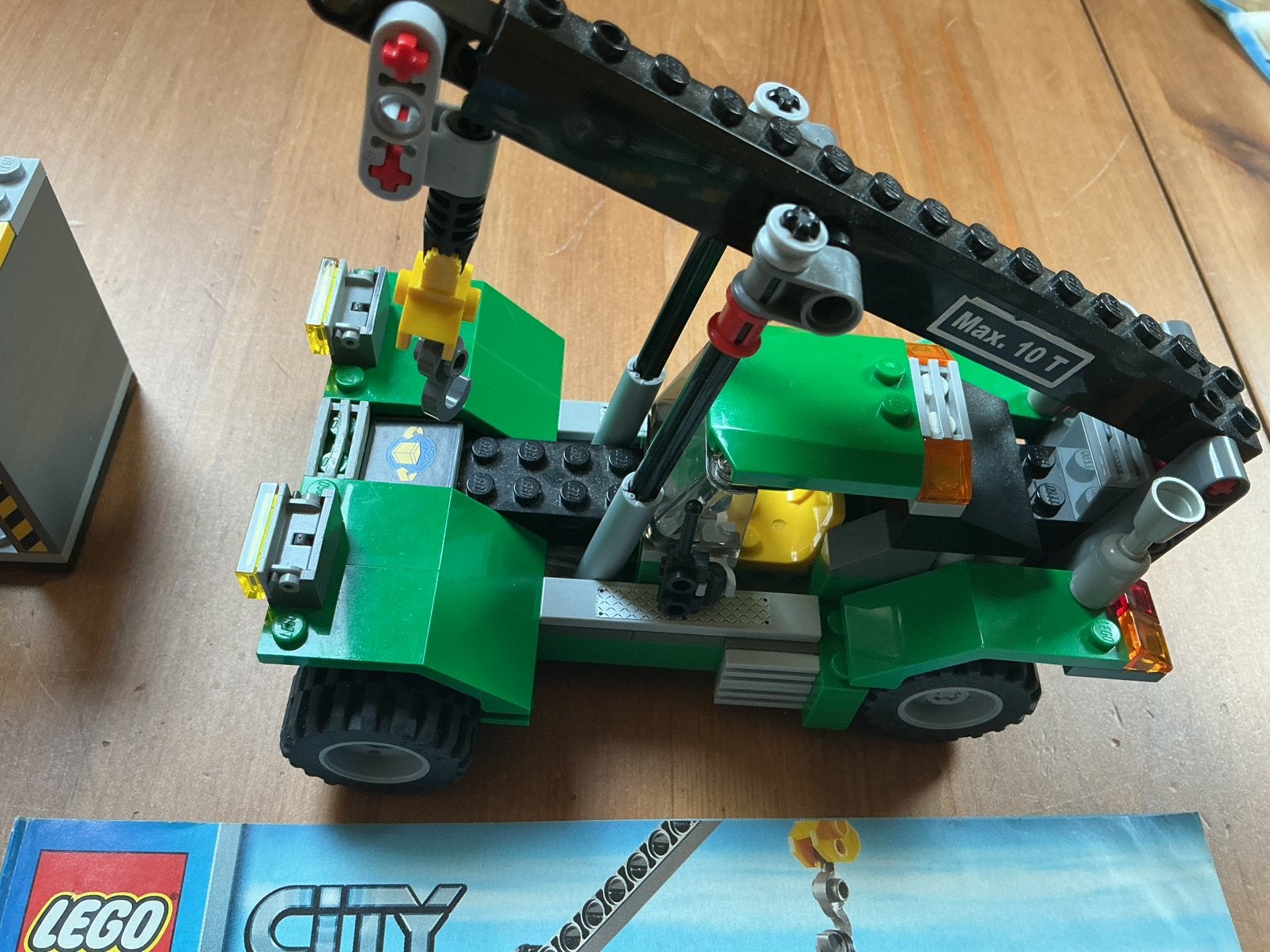 LEGO CONTAINER KRAANWAGEN MET CONTAINER OVERSLAG  7992, Lego, Ophalen of Verzenden, Complete set, Inclusief instructies