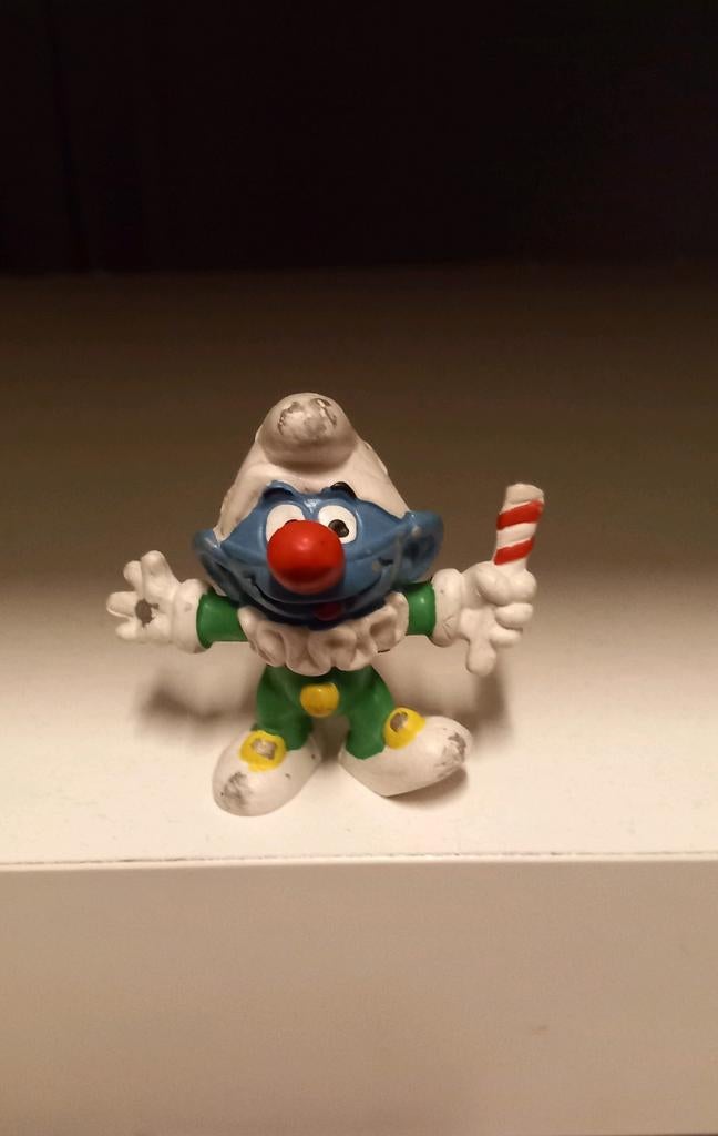 Bully clown smurf, Verzamelen, Smurfen, Ophalen of Verzenden, Zo goed als nieuw, Verschillende Smurfen, Poppetje, Figuurtje of Knuffel
