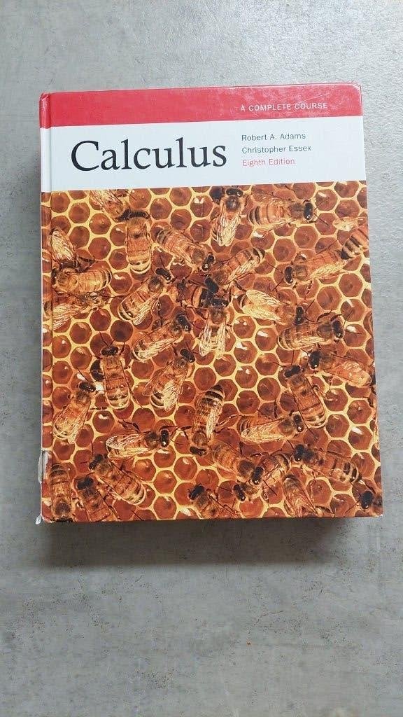 Calculus: A Complete Course (8th Edition) – Adams & Essex, Gelezen, WO, Beta, Robert A. Adams, Christopher Essex