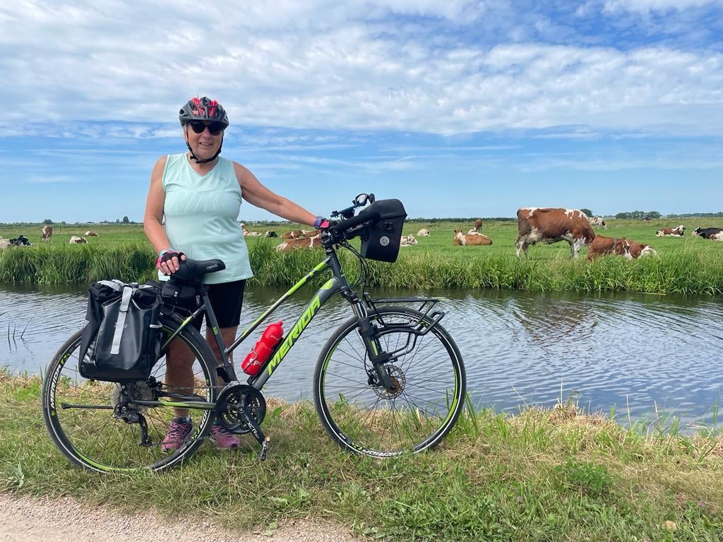 Merida  Crossway 300Trekkingfiets met voordrager (160-175cm), Ophalen, Gebruikt, Meer dan 20 versnellingen, Overige merken