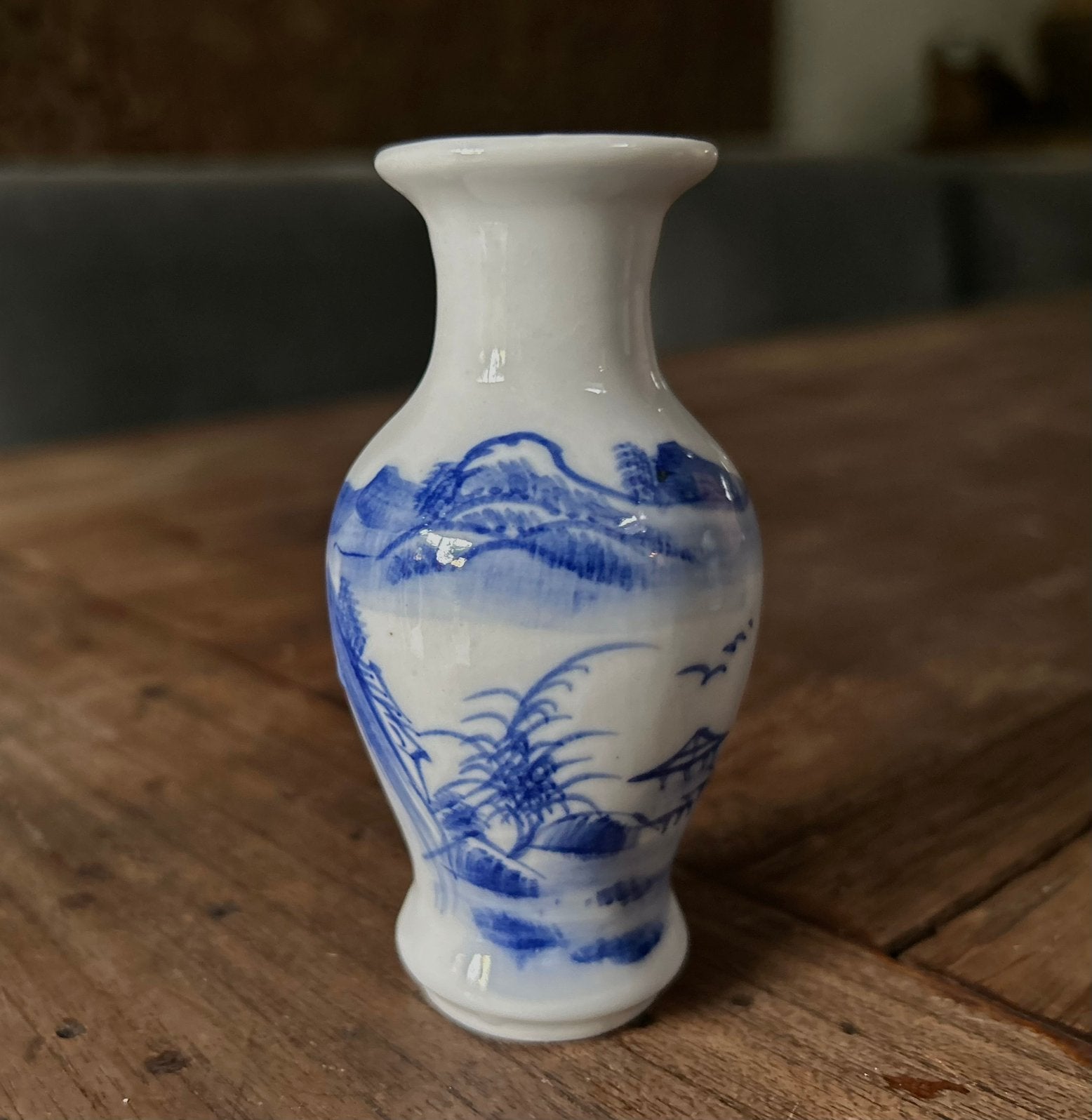 Klein chinees japans mini vaasje, Antiek en Kunst, Curiosa en Brocante, Ophalen of Verzenden