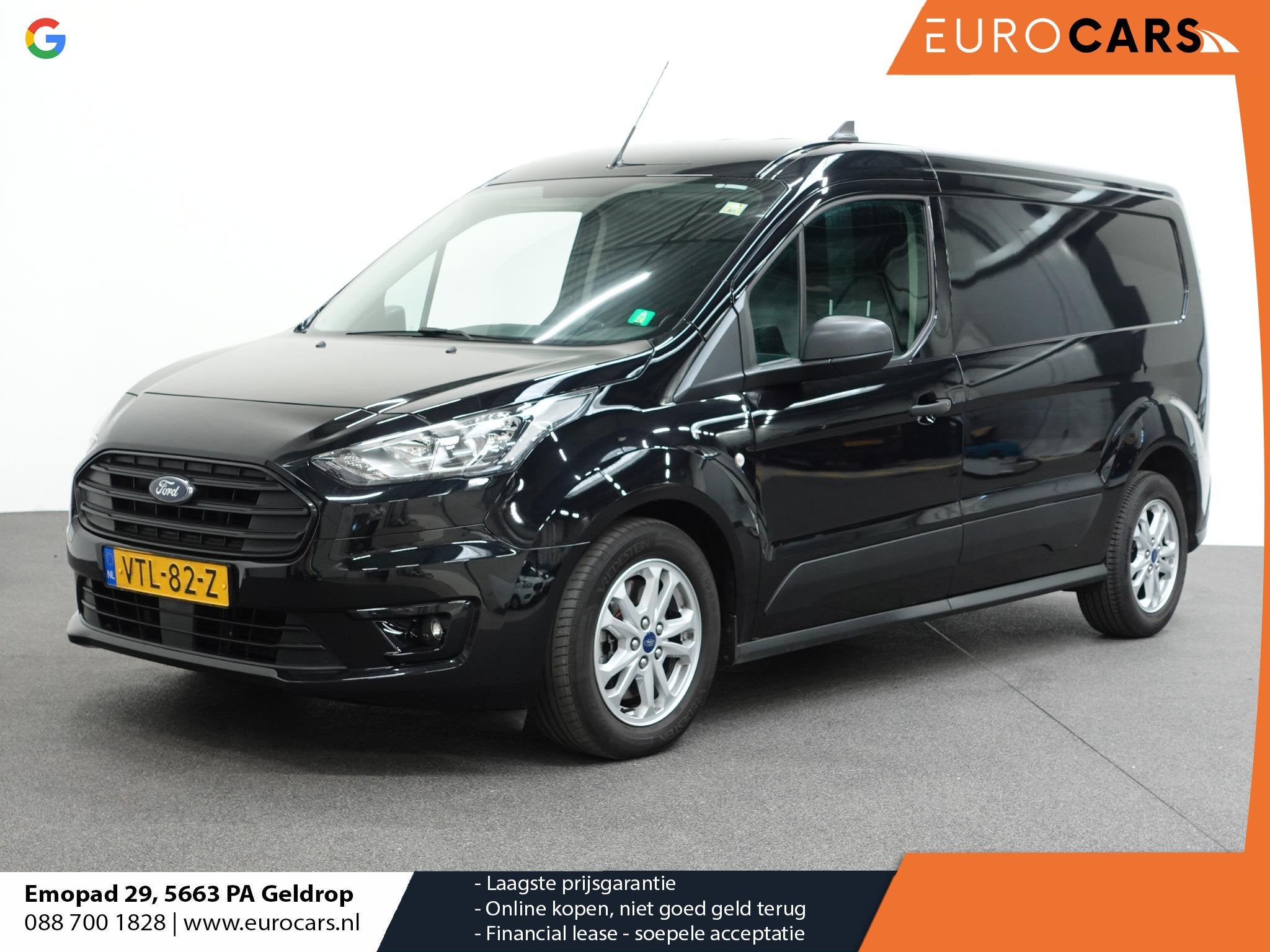 Ford Transit Connect 1.5 Automaat L2 Trend Navigatie Airco P, 1390 kg, Stof, Gebruikt, 4 cilinders