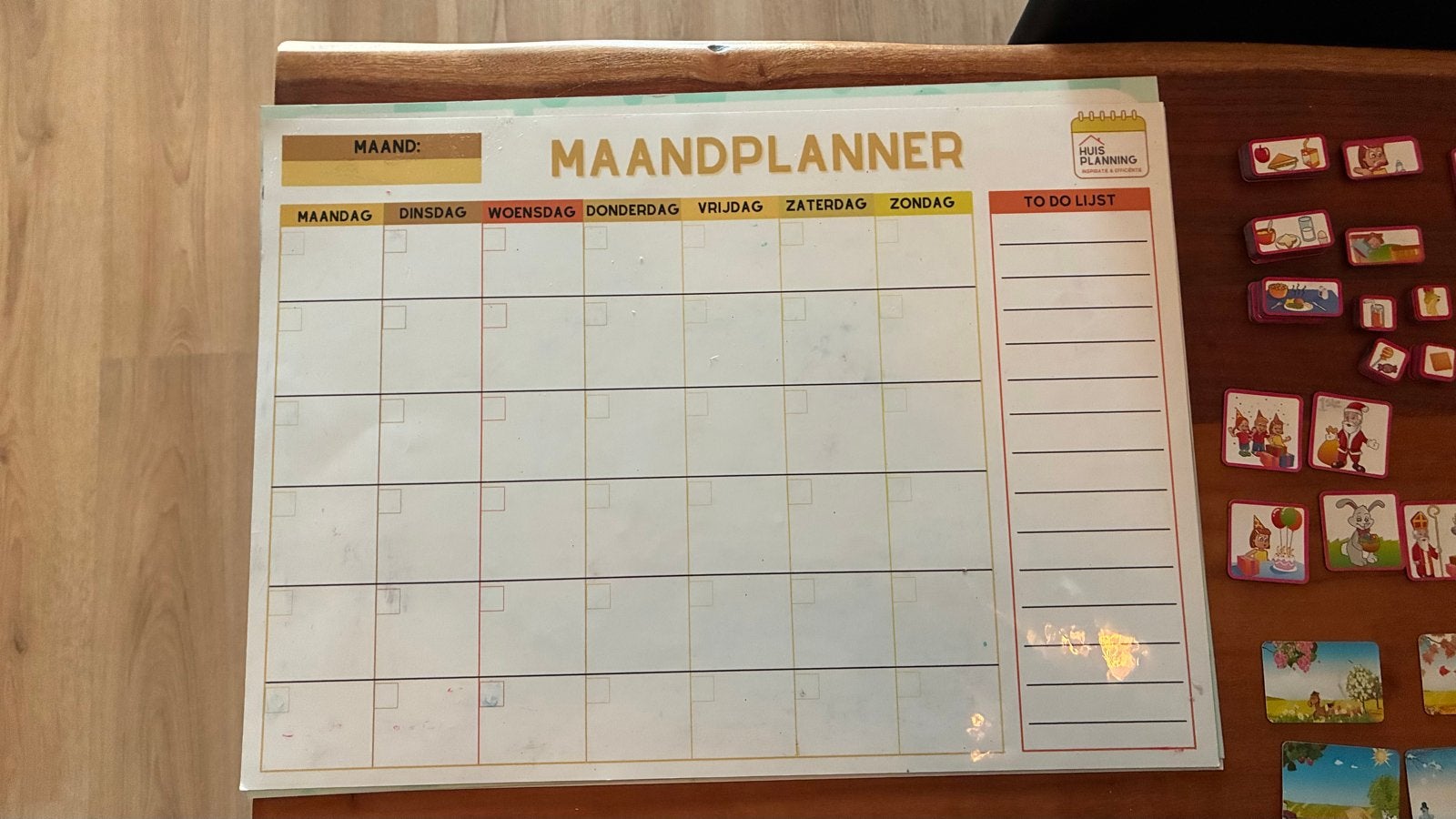 Brute Strength magnetische weekplanner en maandplanner kids, Diversen, Ophalen, Zo goed als nieuw