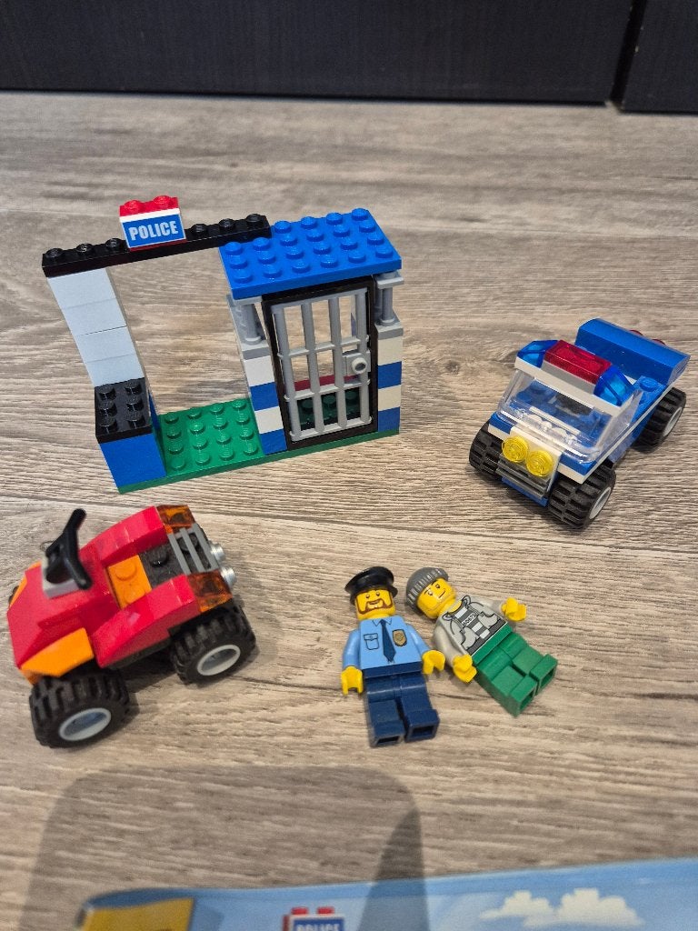 lego city politie auto met gevangenis, Lego, Inclusief instructies, Ophalen of Verzenden, Complete set