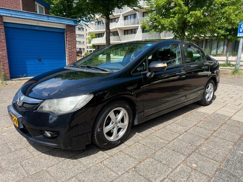 Honda Civic 1.3 IMA Hybrid Cruise Black Edition, Auto's, Honda, Gebruikt, Startonderbreker, Zwart, Origineel Nederlands