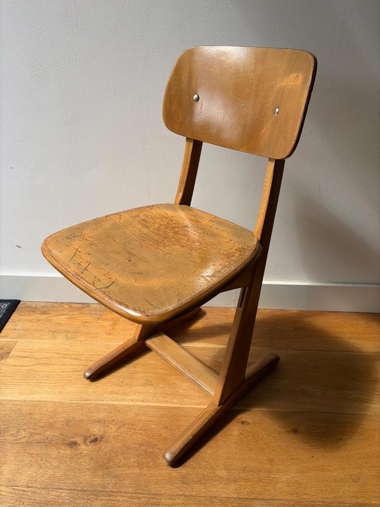 Casala schoolstoel, Karl Nothfeller, Ophalen