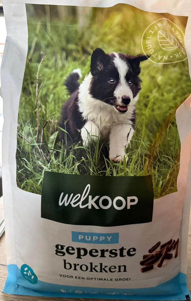 Welkoop puppy geperste brokken 4 kilo, Dieren en Toebehoren, Dierenvoeding, Ophalen of Verzenden, Hond