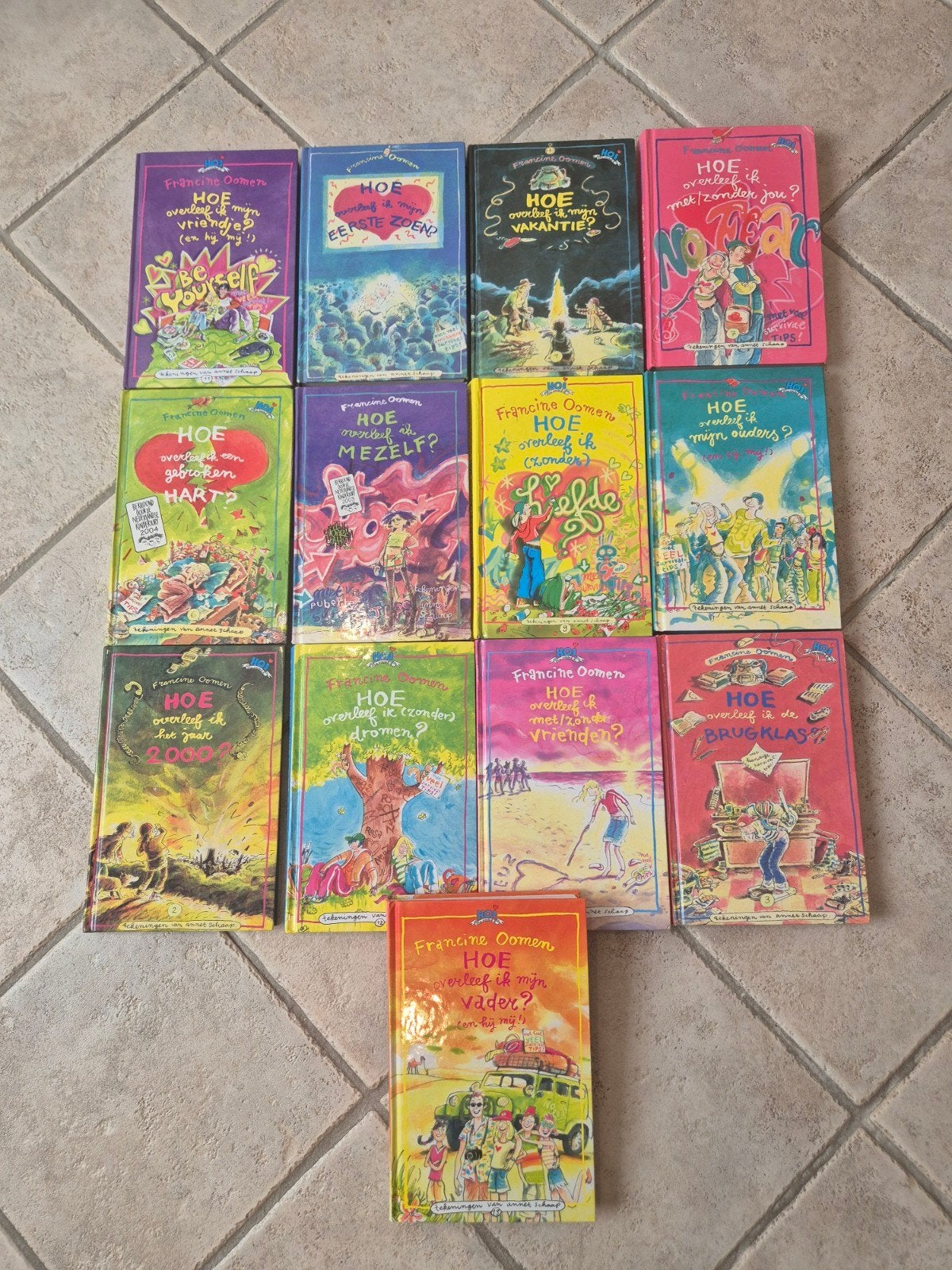 Tiener boeken 'Hoe overleef ik' serie, Ophalen of Verzenden, Zo goed als nieuw