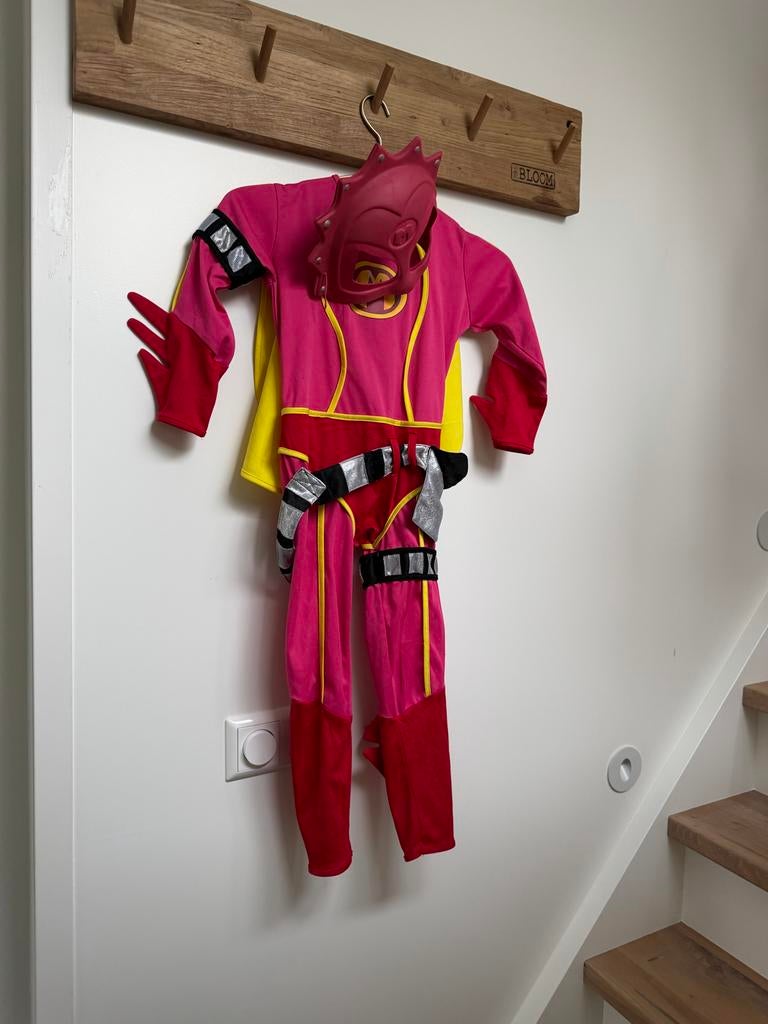 Mega Mindy pak 3-5 jaar - Cape en riem afneembaar, Ophalen of Verzenden, Gebruikt, 104 of kleiner, Meisje