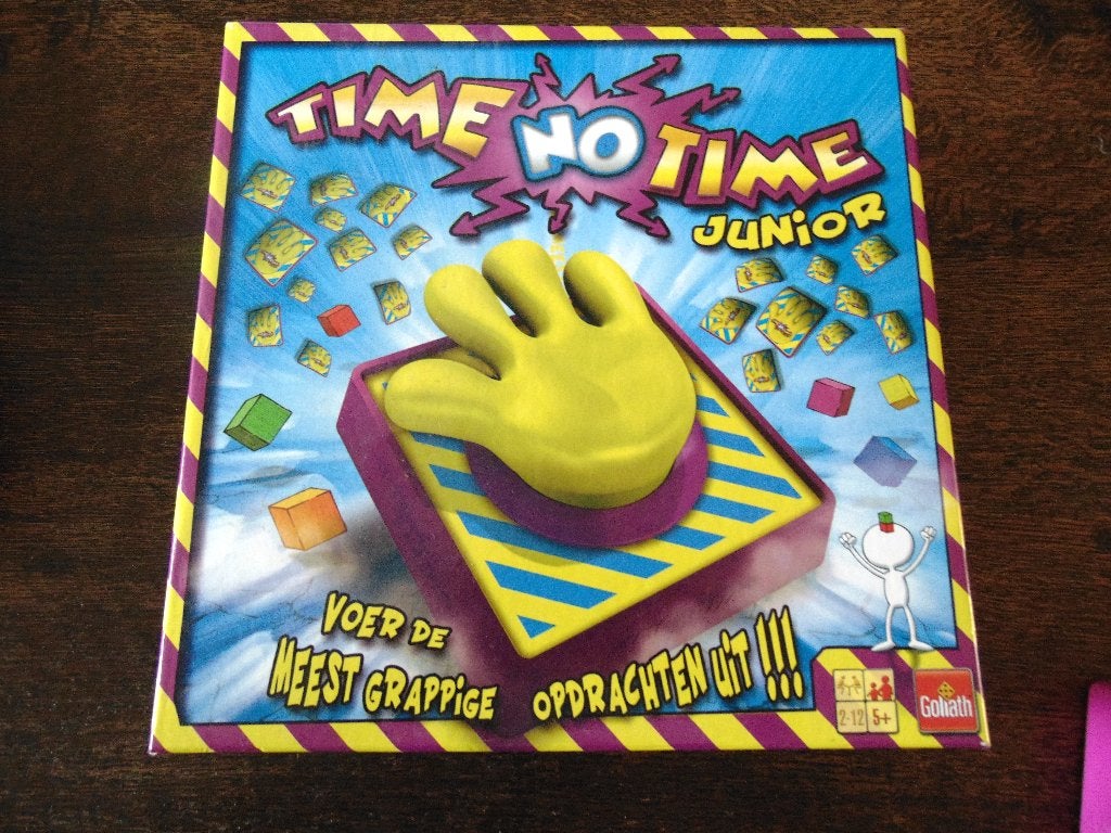 Time No Time Junior Spel van Goliath, Hobby en Vrije tijd, Gezelschapsspellen | Bordspellen, Vijf spelers of meer, Ophalen of Verzenden