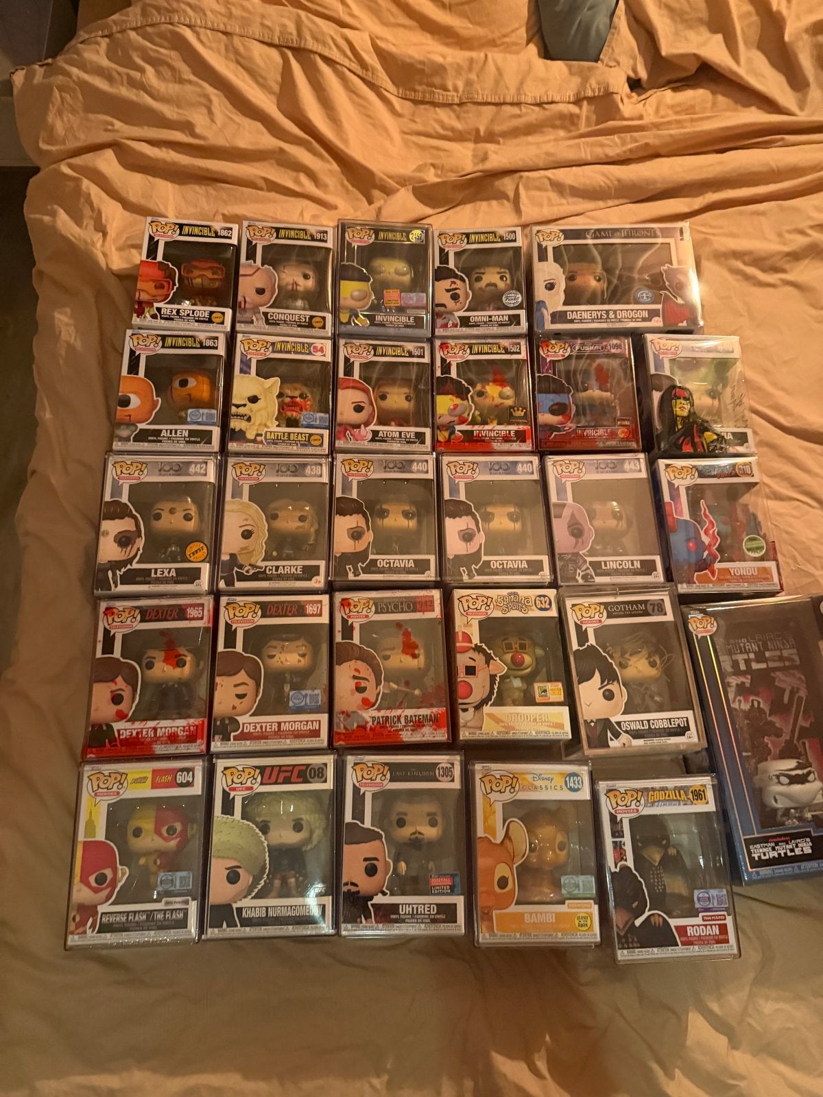 Grote collectie Funko Pops (Invincible, Dexter, Game of Thro, Ophalen of Verzenden, Zo goed als nieuw