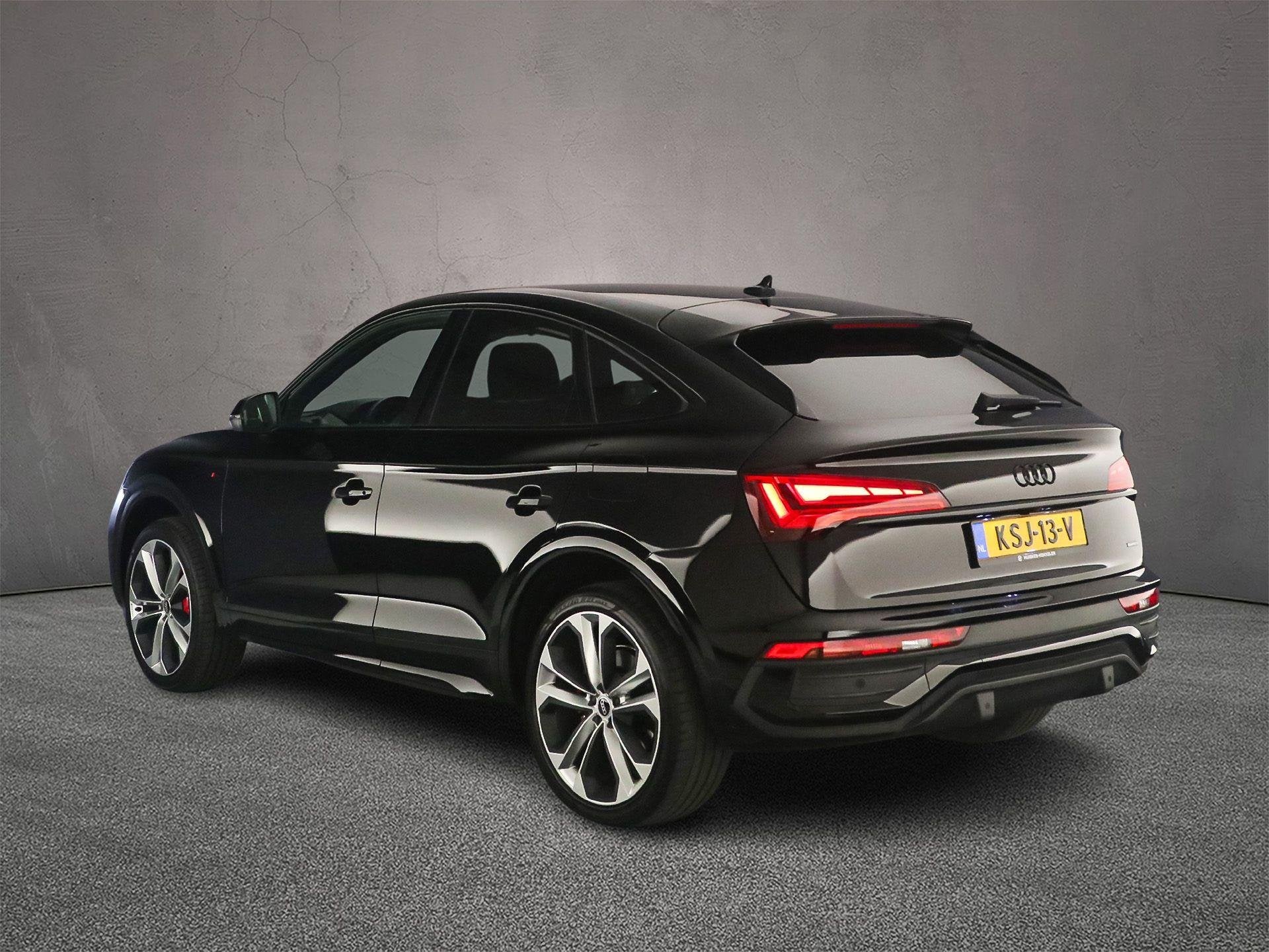 Audi Q5 Sportback 55 TFSI e S edition | Achteruitrijcamera |, Auto's, Audi, 14 kWh, Gebruikt, 4 cilinders, Leder en Stof