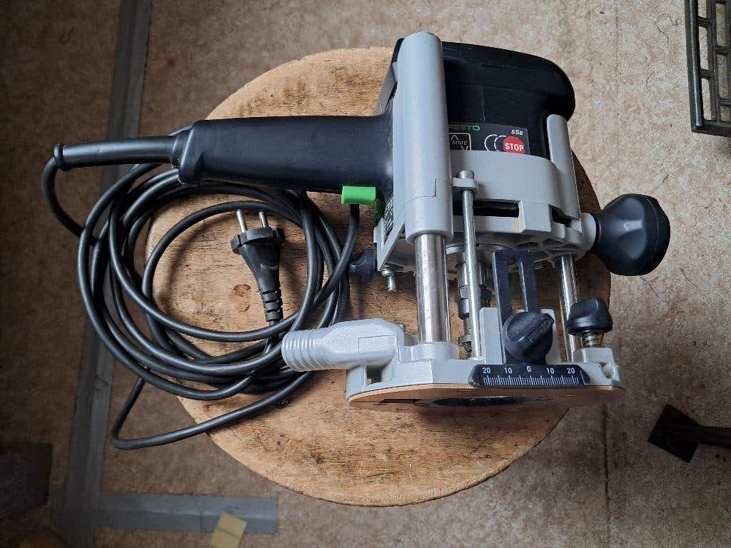 Festool bovenfrees, Ophalen, Benzine, Zo goed als nieuw, Bovenfrees