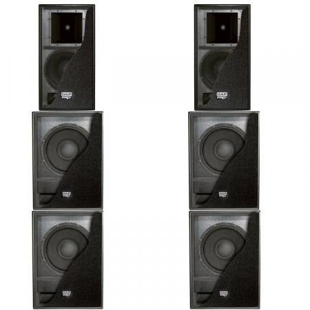 4x Dap X-15hl + 2x Dap X-12TA 1x Dap Vision 3500, Ophalen, 120 watt of meer, Overige merken