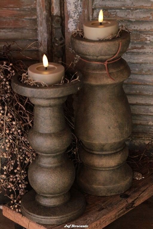 Candleholder Grandeur Majestic Brown kandelaar, Www.jufbrocante.nl, Www.jufbrocante.nl, Nieuw, Ophalen of Verzenden
