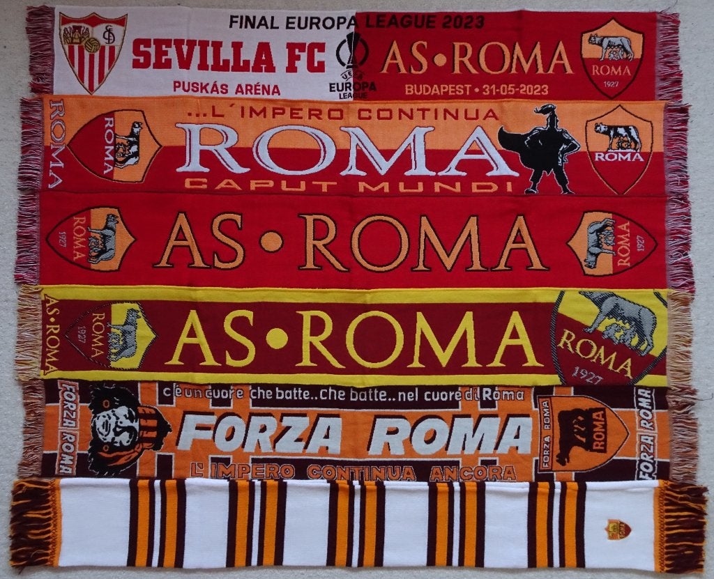 sjaal AS Roma, Ophalen of Verzenden, Nieuw, Buitenlandse clubs, Vaantje of Sjaal