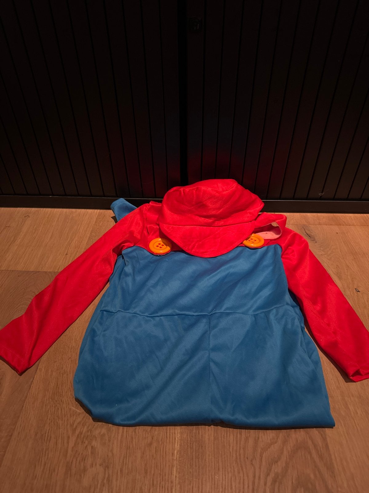 Mario kostuum voor kinderen (maat 7jaar), Ophalen of Verzenden, Gebruikt, 110 t/m 116, Jongen of Meisje
