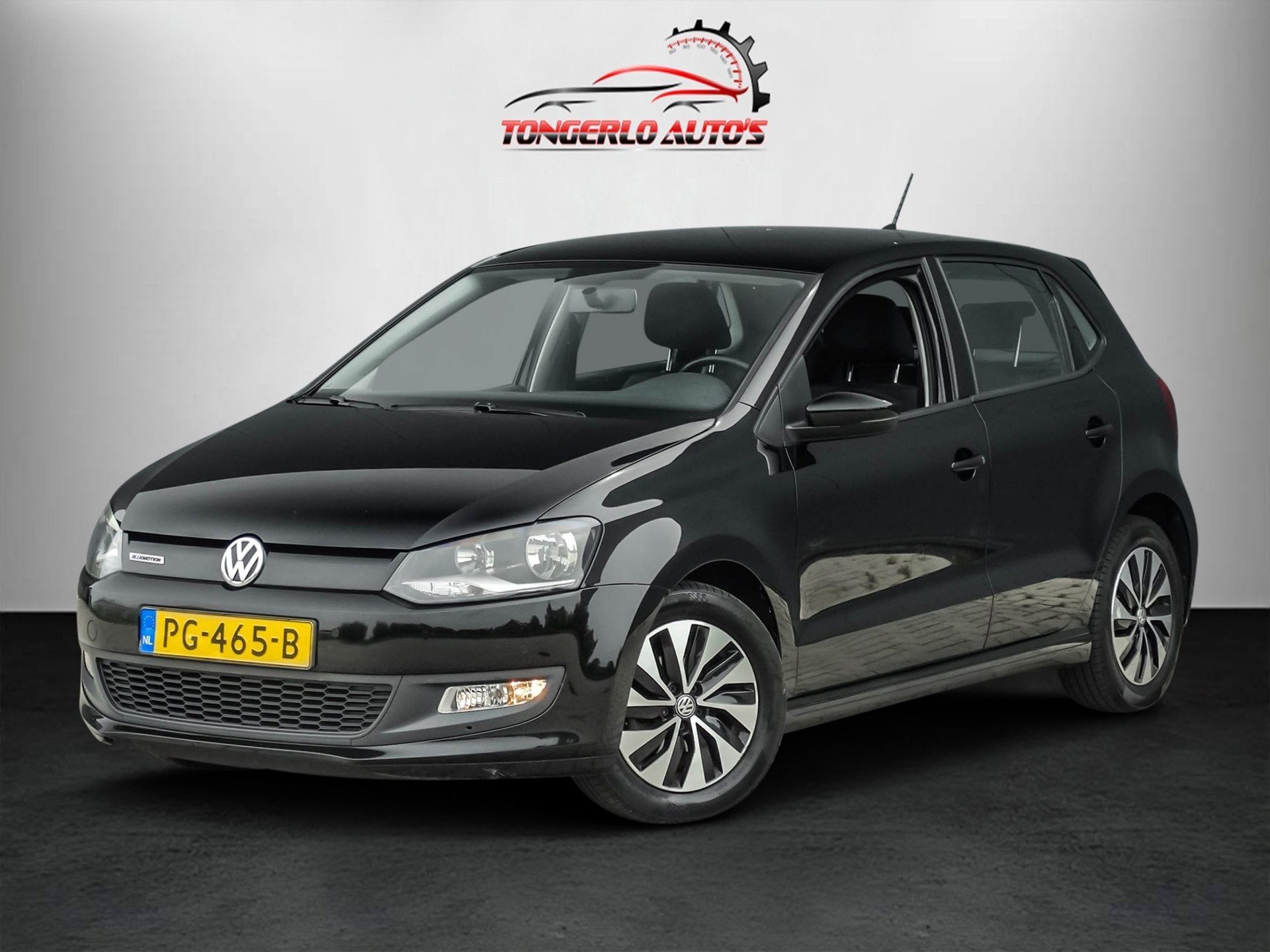 Volkswagen Polo 1.0 BlueMotion Pdc Trekhaak Cruise Airco Nav, Auto's, Voorwielaandrijving, 95 pk, Zwart, Origineel Nederlands