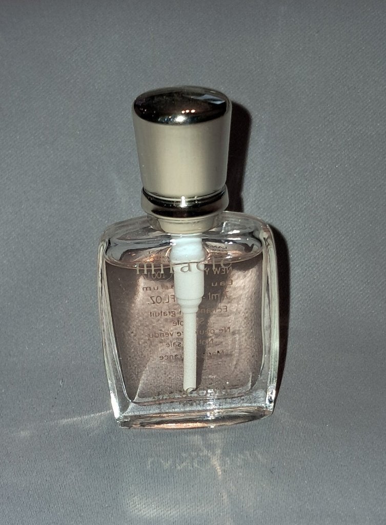Volle parfum mini - Lancome miracle vapo, Ophalen of Verzenden, Zo goed als nieuw, Miniatuur, Gevuld