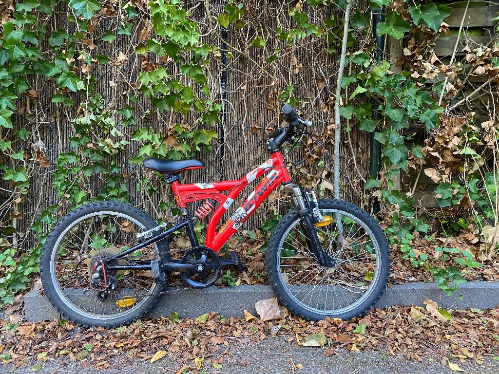 Kinder fiets B-TWIN Racing Boy 520FS, Fietsen en Brommers, Ophalen, Velgrem, Btwin Decathlon, 16 tot 20 inch